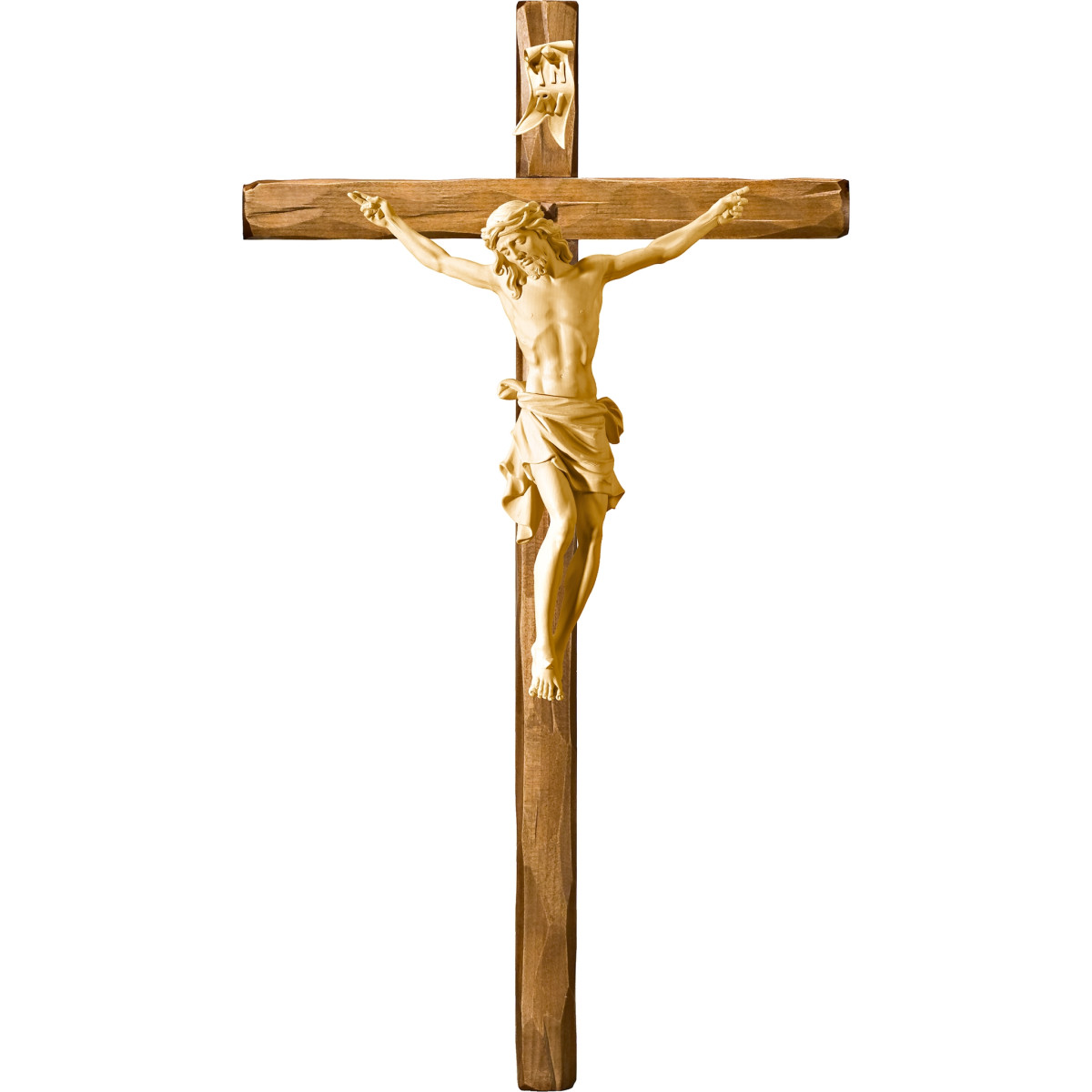 Cristo Pisa en cruz recta